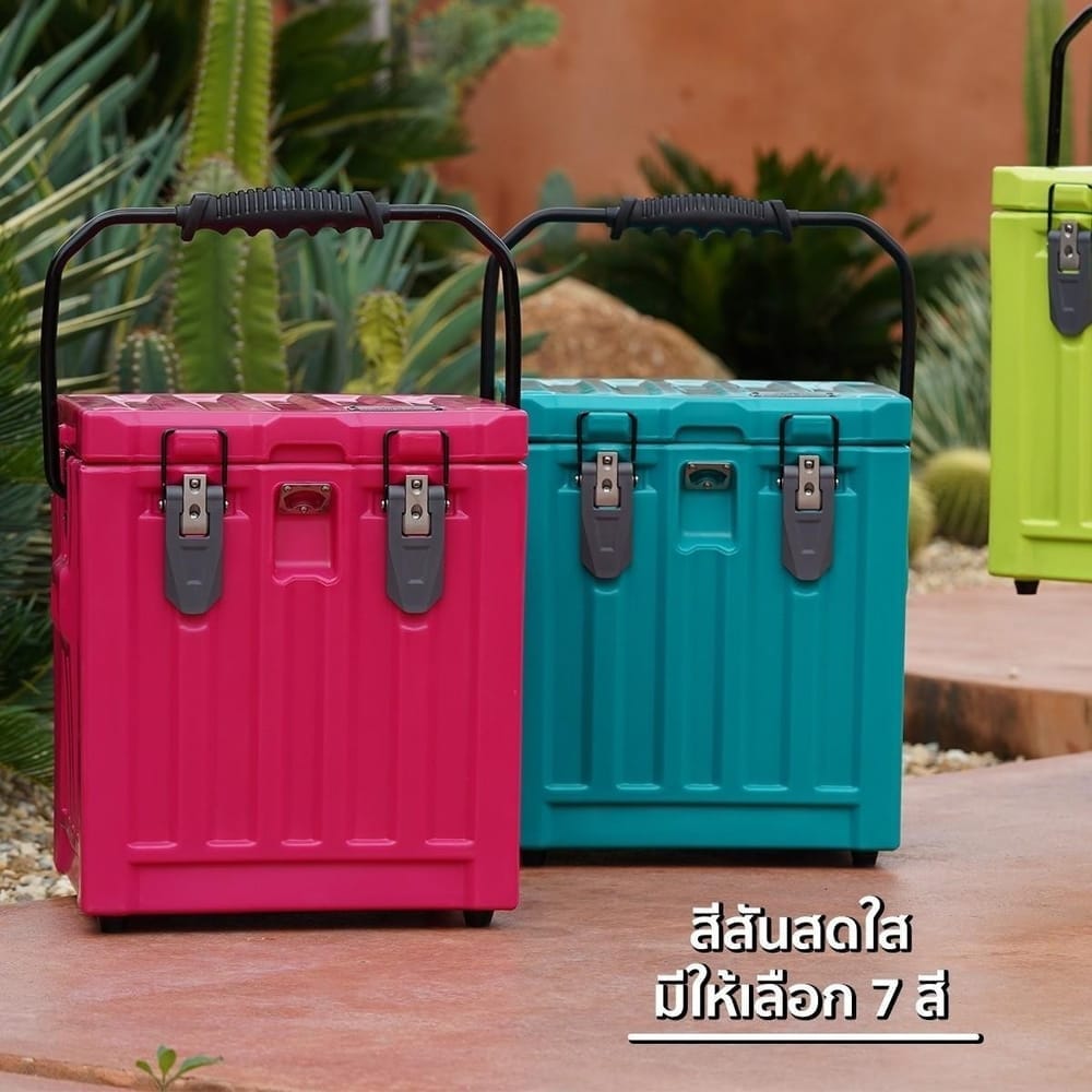 ถังน้ำแข็งเก็บความเย็น FEELFREE ขนาด 20 ลิตร สี MAGENTA